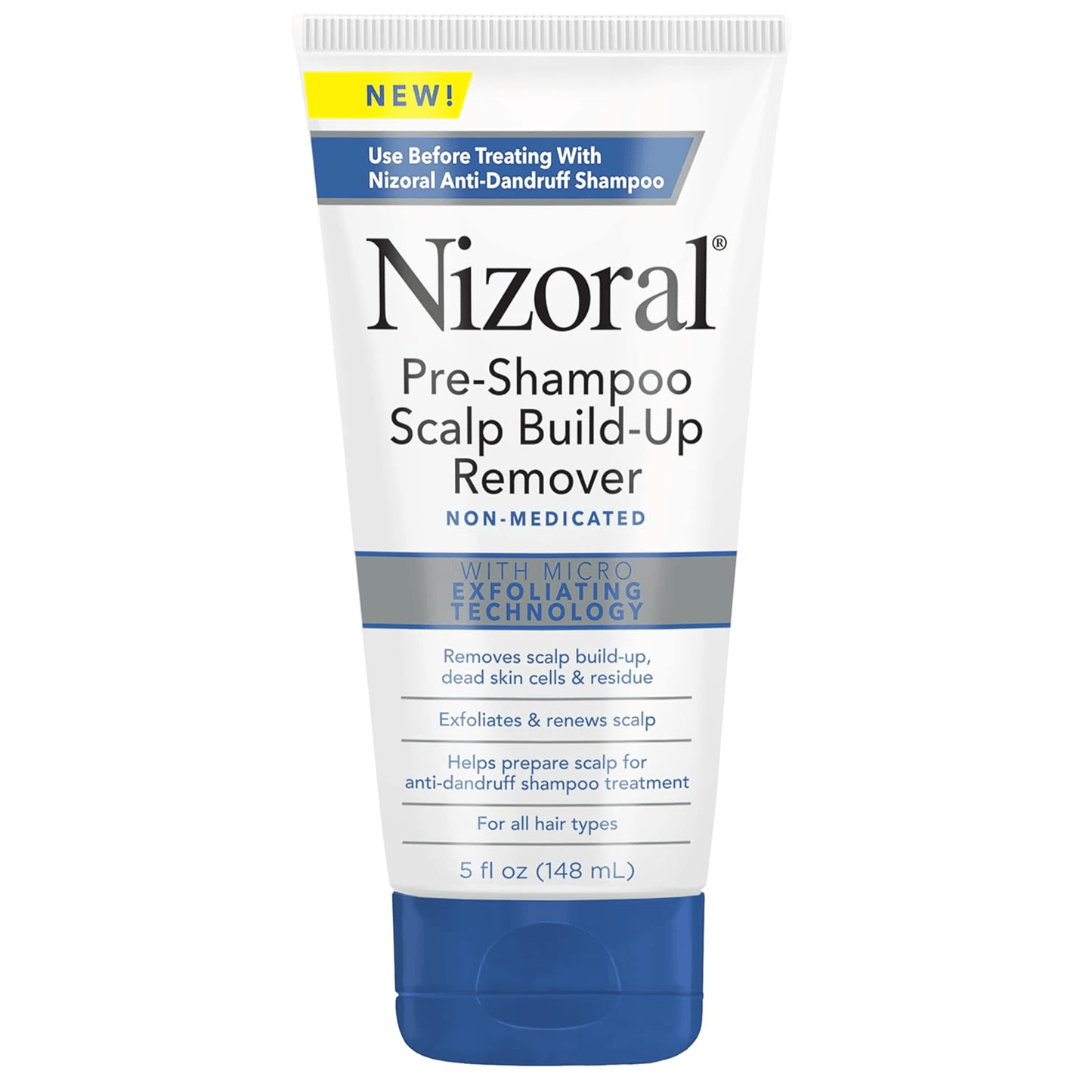 NizoralPre-ShampooScalpBuild-UpRemover1x148ml-PackageFrontside