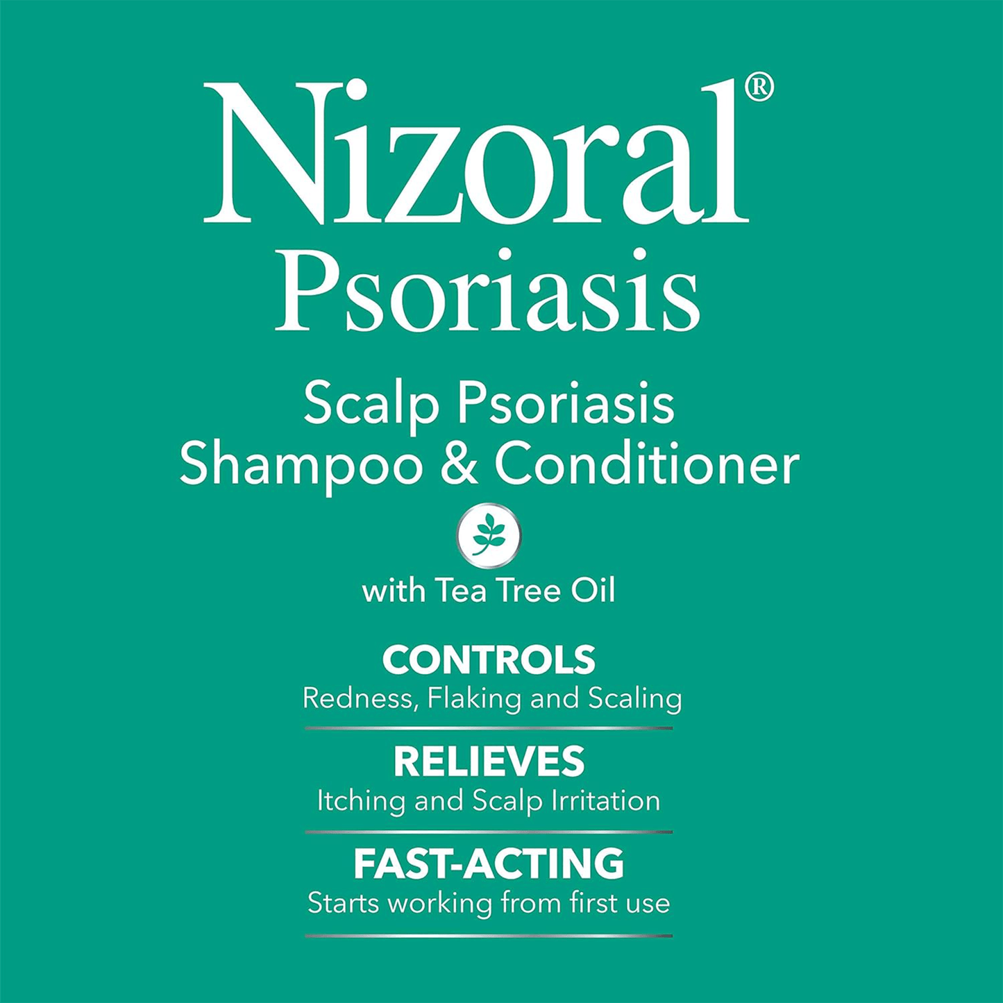 NizoralPsoriasisSalicylicAcid3%Shampoo&Conditioner1x325ml-DetailOne